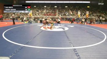 3A-120 lbs Champ. Round 1 - Kal Smith, Burns/Pine Bluffs vs Henry Quiver, Lander Valley