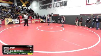 132 lbs Champ. Round 2 - Daniel Baeza, San Dimas vs Daniel Diaz-Bentandor, Santa Monica