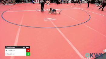 61 lbs Quarterfinal - Mason Londo, Keystone Wrestling Club vs Eric Foust, Keystone Wrestling Club