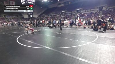 105 lbs Quarters - Carter Mochel, Duran Wrestling Club vs Jorrdan Salazar, Steel City Reloaded Wrestling Club
