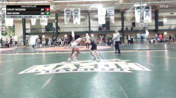 125 lbs Quarterfinal - Colby McBride, App State - UNATT vs Ben Monn, George Mason
