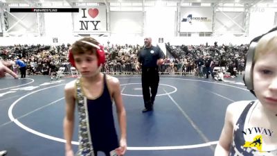66 lbs Cons. Round 1 - Benjamin Helton, Cobleskill CR Dawgs Wrestling vs Brantley Widdall, SV Saber Den Wrestling