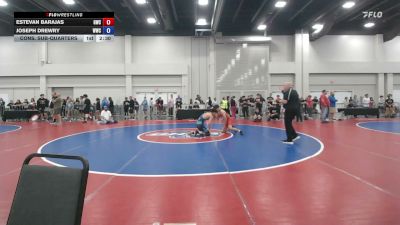 144 lbs Cons. Sub-quarters - Estevan Barajas, Gladiator Wrestling Club vs Joseph Drewry, Wave Wrestling Club