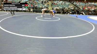 190 lbs Consi Of 32 #2 - Carter Percival, Davis vs Samuel Hernandez, Canyon View AZ
