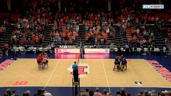 2018 Northwestern vs Illinois | Big Ten Women's Volleyball