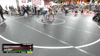 215 lbs Cons. Round 5 - Alex Behm, Santa Monica vs Tryston Daugherty, Oak Hills