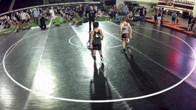 85 lbs Champ. Round 3 - Axel Bisharat vs Logan Spillett, Idaho