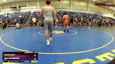 190 lbs Quarterfinal - Colin Kelly, IL vs Ben Bomberger, CA