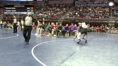 1A-132 lbs Cons. Round 2 - Kenny Ness, Graettinger-Terril/Ruthven-Ayrshire vs Kalab Kuhl, Logan-Magnolia