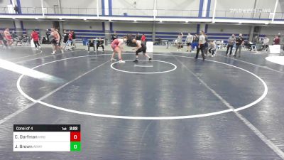 197 lbs Consi Of 4 - Colden Dorfman, Virginia-Unattached vs Jt Brown, Army-West Point