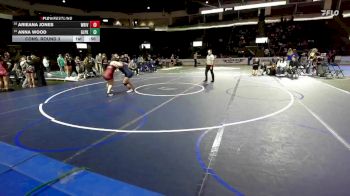 Girls 190 lbs Cons. Round 3 - Arieana Jones, White River (Girls) vs Anna Wood, Glacier Peak (Girls)