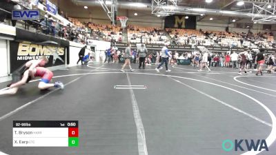 92-96 lbs Consi Of 4 - Tucker Bryson, Harrah Little League Wrestling vs Xander Earp, Chandler Takedown Club