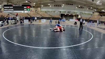 215 lbs Champ - Pete Laxton, Soddy Daisy High School vs Mason Tate, Signal Mountain High School