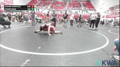 90-95 lbs Rr Rnd 2 - Cooper Vansyckle, Bridge Creek Youth Wrestling vs Tucker Moss, Blanchard Wrestling Club