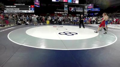 144 lbs Cons. Quarters - Jake Miller, OK vs Grayson Fuchs, MI