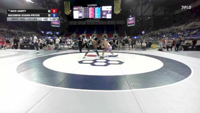 175 lbs Cons. Rd Of 32 - Jack Harty, NC vs Maximus Evans-Pryor, KS
