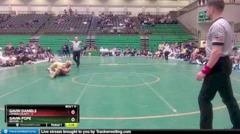 150 lbs Placement Matches (8 Team) - Gavin Daniels, Camden County vs Gavin Pope, Buford