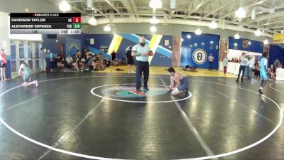 144 lbs Round 4 (8 Team) - Maurice Beauchamp, OutKast WC vs Jay Brown, Panhandle Gator Dogs