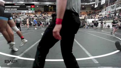 157 lbs Quarterfinal - Andrew Sanchez, JJ Pearce vs Ayden Golden, Team Conquer Wrestling