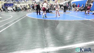 66 lbs Consolation - Hudson Burdick, Perry Wrestling Academy vs Ledger Rother, Rough Riders