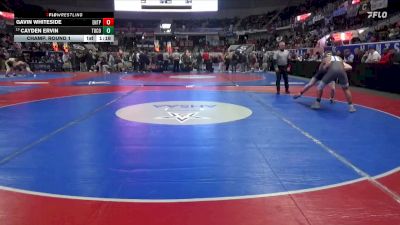 7A 190 lbs Champ. Round 1 - Cayden Ervin, Tuscaloosa County vs Gavin Whiteside, Enterprise HS