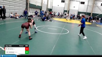 112-123 lbs Cons. Semi - Myia Hofaker, Minden Wrestling Club vs Bella Arrants, GI Grapplers