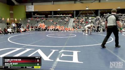 165 lbs Finals (8 Team) - Baylor Bart, COWETA vs Gabe Dittmeyer, ELGIN