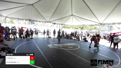 132 lbs Consi Of 32 #2 - Vaughn Ortiz, SoCal Grappling vs Azyx Artienda, Chino Hills WC