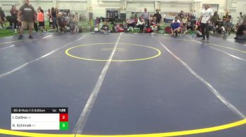 65-B Mats 1-5 8:00am lbs Quarterfinal - Independence Collins, NC vs Kamdyn Schimek, NY