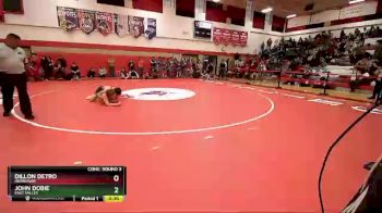 152 lbs Cons. Round 3 - John Dobie, East Valley vs Dillon DeTro, Okanogan