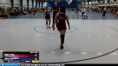 131 lbs Champ. Round 2 - Grey Peck, Augsburg University vs Holly Garrett, Iowa Lakes CC