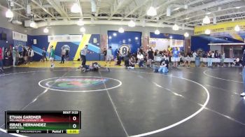 150 White Cons. Semi - Israel Hernandez, North Hall vs Ethan Gardner, Wellington Community Hs
