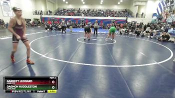 215 lbs Quarterfinal - Garrett Leonard, Lake City vs Daemon Huddleston, Lakeland
