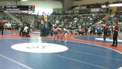 5A 140 lbs 3rd Place Match - Alyssa Beasley, Lakeside vs Avery Smith, SEARCY HIGH SCHOOL