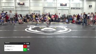 120 lbs Round 1 - Braxton Harbert, Patriots WC WV vs Jake Lilley, Phoenix Wrestling Club