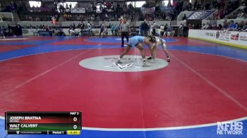 6A 126 lbs Cons. Round 3 - Joseph Bratina, Helena vs Walt Calvert, Pelham