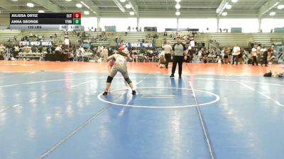 132 lbs Rr Rnd 3 - Julissa Ortiz, Elite Coral - HSG vs Anna George, Top Flight Wrestling Academy - HSG