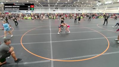 100 lbs Round 5 - Addison Neufeld, Unattached vs Breanna Kratzer, Unattached