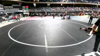 5A 113 lbs 5th Place Match - Ethan Cobarrubias, Comal Pieper vs Aiden Rivera, Amarillo Tascosa