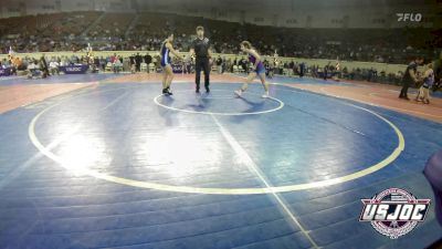110 lbs Semifinal - Zaylyn Woods, Sisters On The Mat vs Jersey Yanes, DC Girls Wrestling