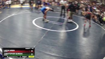 115 lbs 1st Place Match - Jadyn Wren, SJM HS vs Christopher Qureshi, OCRTC