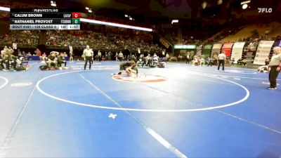 126 Class 4 lbs Quarterfinal - Calum Brown, Lafayette (Wildwood) vs Nathaniel Provost, Ft. Zumwalt North