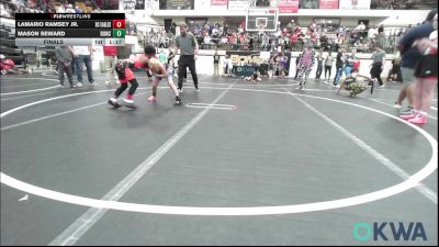 67 lbs Final - Lamario Ramsey JR., Del City Little League Wrestling vs Mason Seward, Duncan Demon Wrestling