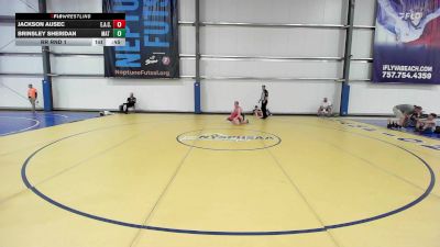 120 lbs Rr Rnd 1 - Jackson Ausec, Elite Athletic Club Gold vs Brinsley Sheridan, Mat Warriors Red