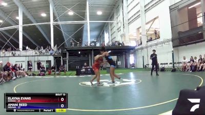 170 lbs Placement Matches (8 Team) - Elayna Evans, Kansas vs Amani Reed, Indiana