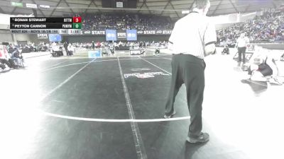 Boys 1B/2B 190 1st Place Match - Ronan Stewart, Kittitas vs Peyton Cannon, Pomeroy