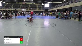 125 lbs Round Of 16 - M. Bryce Paley, Cape May vs Zachary Cohen, Landisville