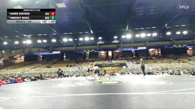 138 lbs 1st Place Match - James Sievers, Social Circle vs Timothy Boda, Merritt Island