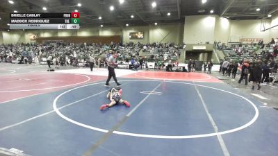 40 lbs Final - Brielle Cablay, Pounders WC vs Maddox Rodriguez, The Valley WC