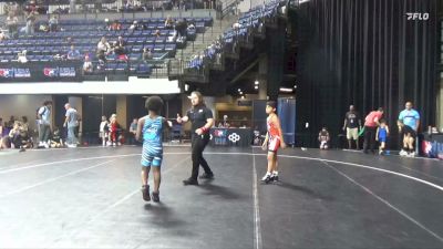 93 lbs Cons. Quarters - Beau Fisher, Hurricane Wrestling Academy vs DeAndre Crockett Jr, Team PA